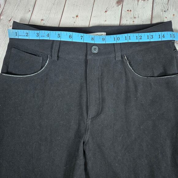 Coldwater‎ Creek Natural Waist Moleskin Bootcut Pants 8 Black NWT - Picture 8 of 14